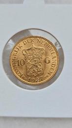 Gouden tientje 1927, Postzegels en Munten, Munten | Nederland, Ophalen of Verzenden, Koningin Wilhelmina, 10 gulden, Goud