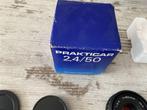 Prakticar 2,4/50 lens in orginele doos made in germany [1336, Ophalen of Verzenden, Zo goed als nieuw