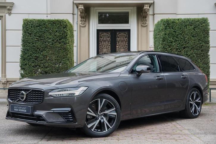 Volvo V90 2.0 T6 Plug-in hybrid AWD Plus Dark TREKHAAK | PAN, Auto's, Volvo, Bedrijf, Te koop, V90, 4x4, ABS, Achteruitrijcamera