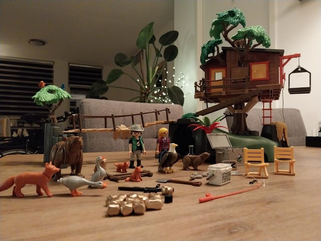 Playmobil Avonturenboomhut 5557 Compleet, Kinderen en Baby's, Speelgoed | Playmobil, Ophalen, Zo goed als nieuw, Complete set