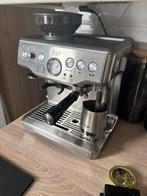 Sage barista express stainless steel, Witgoed en Apparatuur, Koffiezetapparaten, Espresso apparaat, Koffiebonen, Zo goed als nieuw