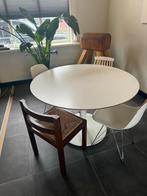 Vantage ronde tafel, Huis en Inrichting, Tafels | Eettafels, Ophalen, Gebruikt, Rond, Vijf personen of meer