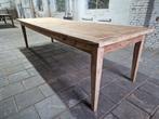 Oude 3 meter lange franse boerentafel, Gebruikt, 200 cm of meer, Rechthoekig, 50 tot 100 cm