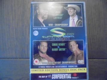 WWE/WWF, Summerslam 2004 & Best of Confidential vol 1 2DVD's beschikbaar voor biedingen