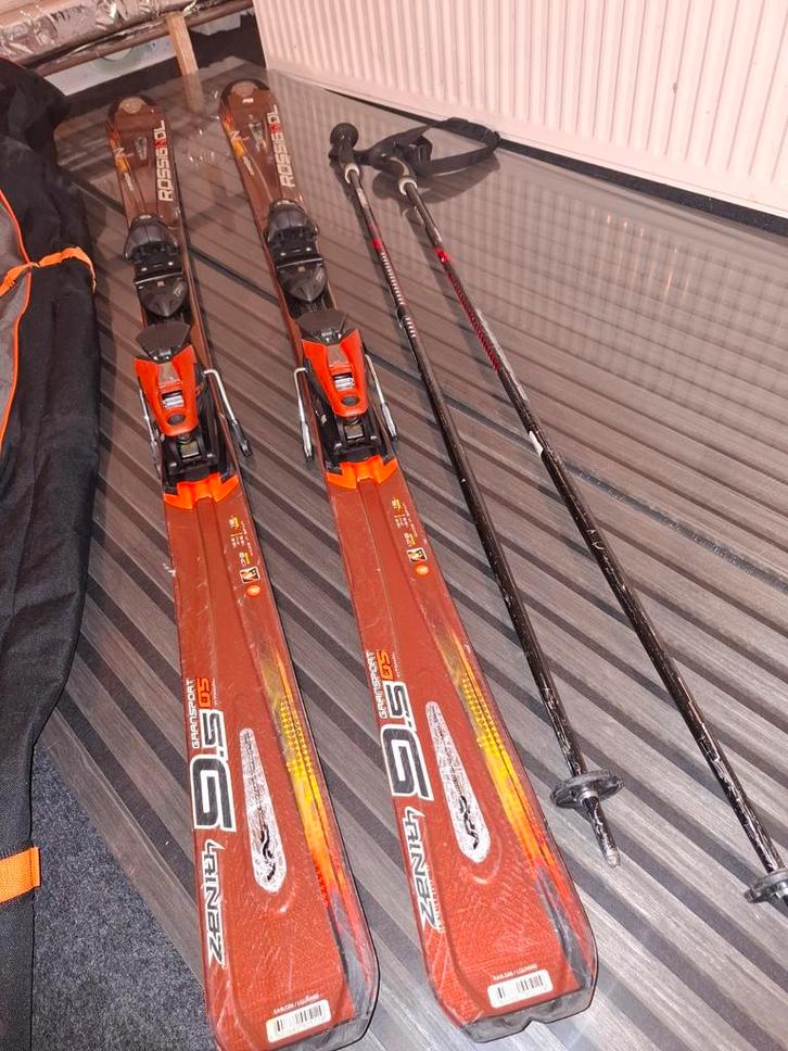 Rossignol Zenith 9.5 DS Ski's met Stokken en ski schoenen', Sport en Fitness, Skiën en Langlaufen, Ski's, Rossignol, 160 tot 180 cm