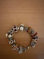 Trollbeads armband met 17 beads, Sieraden, Tassen en Uiterlijk, Armbanden, Ophalen of Verzenden, Zo goed als nieuw, Overige materialen