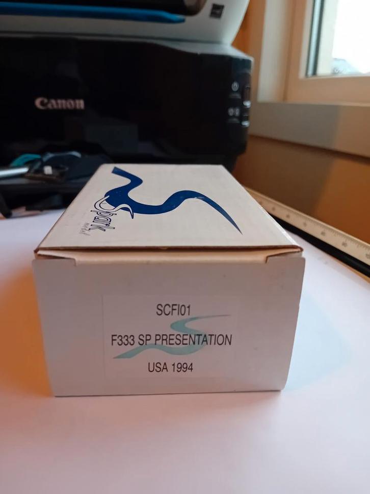 Ferrari F333 SP Presentation USA 1994 - Zeldzaam!, Hobby en Vrije tijd, Modelauto's | 1:18, Zo goed als nieuw, Auto, Overige merken