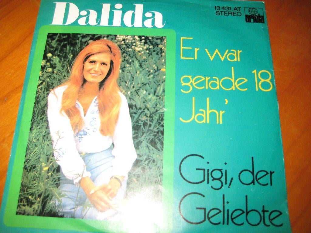 Dalida: Er war gerade 18 Jahr`, Ophalen of Verzenden, Zo goed als nieuw, Single
