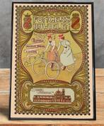 FONGERS Rijwielen Fiets Art Deco Poster in lijst, Verzenden, Nieuw, Reclamebord