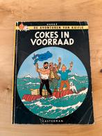 Kuifje Cokes in Voorraad (kaft gebruikssporen) 1966, Boeken, Stripboeken, Gelezen, Eén stripboek, Ophalen of Verzenden, Hergé