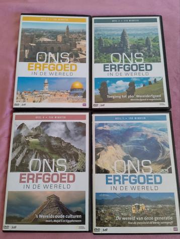 Ons Erfgoed in de Wereld – 4-delige DVD-serie NIEUW  beschikbaar voor biedingen