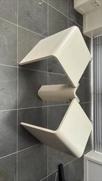 2 x Auping Auronde tafeltje 48 cm hoog, Huis en Inrichting, Ophalen, Gebruikt, Wit, 200 cm