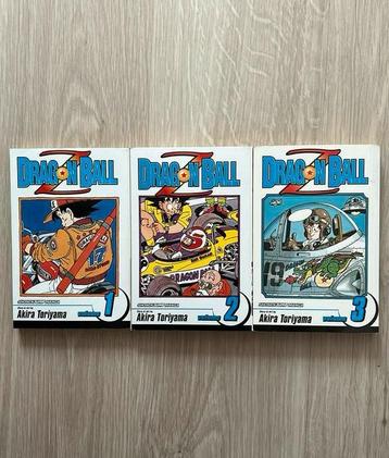 Dragon ball Z manga 1,2 en 3 English beschikbaar voor biedingen