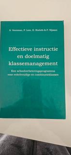 Effectieve instructie en doelmatig klassemanagement, Ophalen of Verzenden, Zo goed als nieuw