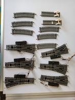 modeltrein rails, wissels en trafo's seinpaal, Hobby en Vrije tijd, Modeltreinen | H0, Ophalen, Gelijkstroom, Fleischmann, Rails