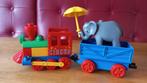 duplo circus trein circustrein olifant, Complete set, Duplo, Ophalen of Verzenden, Zo goed als nieuw