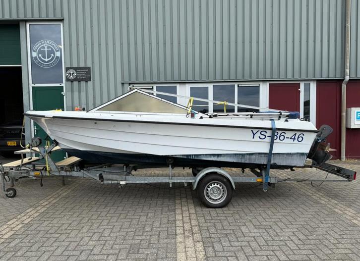 Draco speedboot, Watersport en Boten, Speedboten, Gebruikt, 3 tot 6 meter, Benzine, 120 tot 200 pk, Polyester, Binnenboordmotor