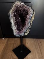 Zeer mooie Amethist op voet, Ophalen of Verzenden