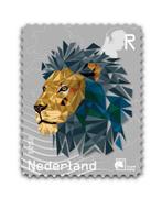 NL Crypto Stamp 2 – Leeuw     Kleur GRIJS, Postzegels en Munten, Ophalen of Verzenden, Postfris