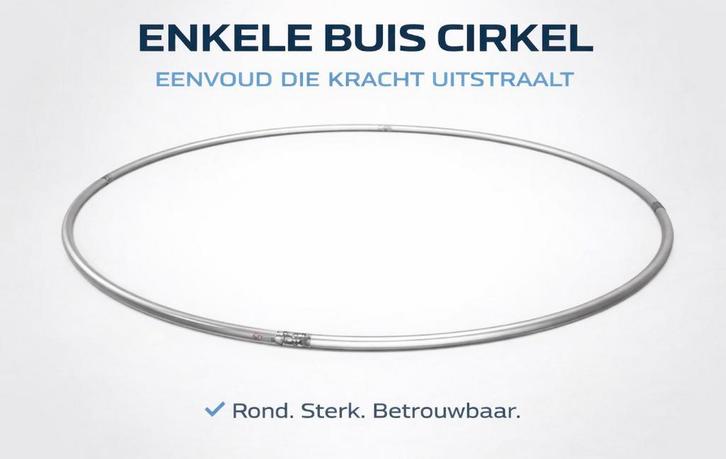 Enkele buis cirkel - diverse diameters, Muziek en Instrumenten, Licht en Laser, Licht, Verzenden