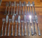 Visbestek Haags lofje SOLA 100 verzilverd 12x in nieuwstaat, Huis en Inrichting, Keuken | Bestek, Ophalen of Verzenden, Zo goed als nieuw