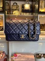 Chanel Flap Bag BLAUW, Ophalen, Gebruikt, Blauw, Schoudertasje