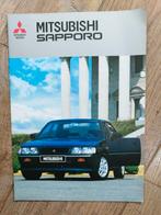 Mitsubishi Sapporo brochure 1987 - 1990, Mitsubishi, Ophalen of Verzenden, Mitsubishi, Zo goed als nieuw