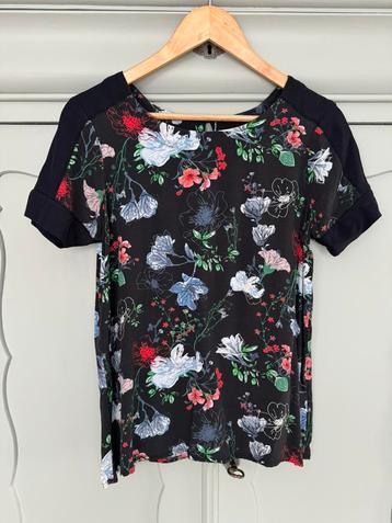 Blauwe Silvercreek dames blouse top bloemmotief maat 36 beschikbaar voor biedingen