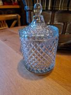 GLAZEN STOLP POT, Ophalen of Verzenden, Zo goed als nieuw