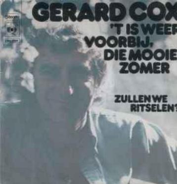 Gerard Cox – 't Is Weer Voorbij, Die Mooie Zomer / VG / 3018 beschikbaar voor biedingen