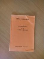 Linguaphone. Grammatica bij de cursus Frans, Boeken, Taal | Frans, Ophalen of Verzenden, Gelezen, Non-fictie