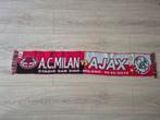 AC MIlan vs Ajax Sjaal, Verzamelen, Ophalen of Verzenden, Zo goed als nieuw, Ajax, Shirt
