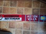 Feyenoord- Aston Villa wedstrijdsjaal, Verzenden, Nieuw, Feyenoord, Vaantje of Sjaal