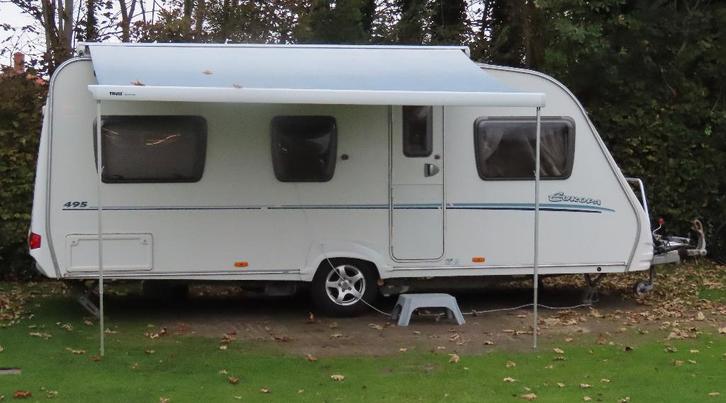CARAVAN, Caravans en Kamperen, Caravans, Particulier, tot en met 4, 1250 - 1500 kg, Treinzit, Sprite, Dwarsbed, Frans bed, 7 tot 8 meter
