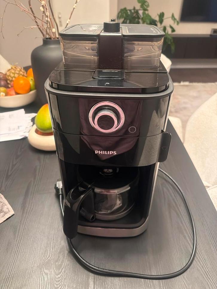 Philips Grind & Brew HD7769/00 Koffiemachine, Witgoed en Apparatuur, Koffiezetapparaten, Gebruikt, Koffiebonen, Koffiemachine
