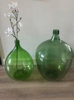 2 Grote authentieke Franse Gistflessen, Antiek en Kunst, Curiosa en Brocante, Ophalen of Verzenden
