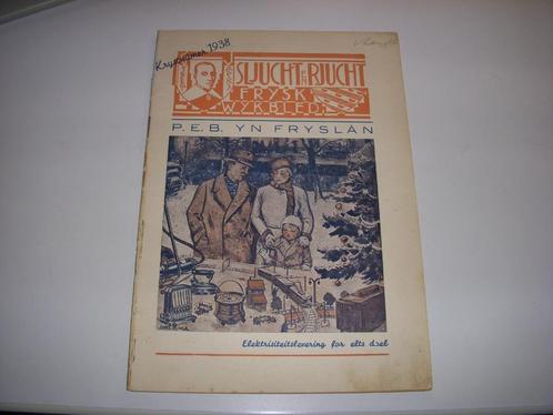 Sljucht en Rjucht Frysk wykbled Fries weekblad december 1938, Boeken, Tijdschriften en Kranten, Gelezen, Overige typen, Ophalen of Verzenden