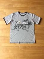ZGAN: Vingino grijs T-shirt; surf opdruk & logo; mt. 170/176, Kinderen en Baby's, Jongen, Ophalen of Verzenden, Zo goed als nieuw