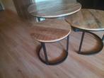 tafeltjes serie Anne van HUUS, Huis en Inrichting, Tafels | Salontafels, Ophalen, 50 tot 100 cm, Rond, 50 tot 100 cm