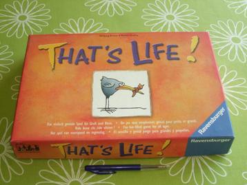 That's Life - het spel van voorspoed en tegenslag beschikbaar voor biedingen