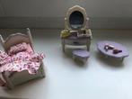 Sylvanian Family’s slaapkamer set, Kinderen en Baby's, Speelgoed | Poppenhuizen, Verzenden, Gebruikt