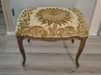 Antiek krukje/voetenbankje in Louis XV-stijl met bloemmotief, Ophalen