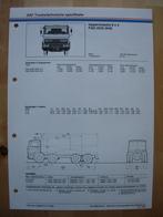 DAF FAD 2500 DHS Technische Specificatie Folder 1983 – 8x4, Ophalen, Zo goed als nieuw, Overige merken, DAF