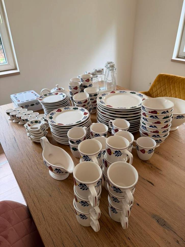 Boerenbond serviesset, Antiek en Kunst, Antiek | Servies compleet, Ophalen