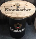 KROMBACHER statafel met groot houten blad van Ø100CM, Nieuw, Overige merken, Overige typen, Ophalen of Verzenden