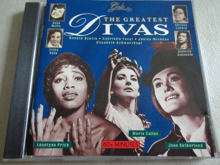 CD The greatest divas, Callas, Price, Sutherland, Cd's en Dvd's, Cd's | Klassiek, Zo goed als nieuw, Opera of Operette, Ophalen of Verzenden