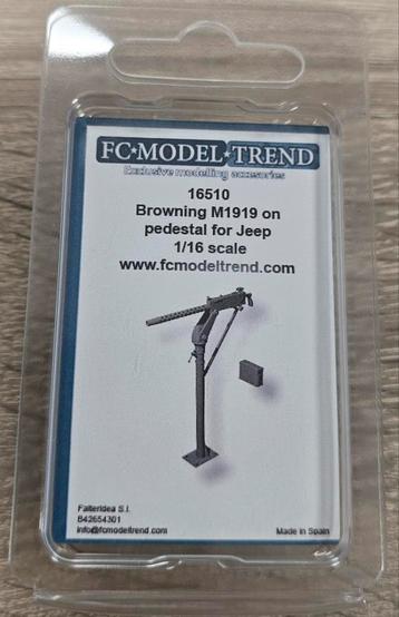 FC Model Trend 16510 1:16 Browning M1919 voor Jeep Detail Se beschikbaar voor biedingen