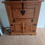 Grenen dranken kast, Huis en Inrichting, Kasten | Computermeubels, Ophalen, Gebruikt, 120 tot 170 cm