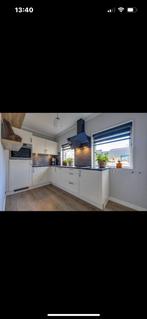 Keuken, Huis en Inrichting, Keuken | Complete keukens, Ophalen, Zo goed als nieuw, Wit, Hoekkeuken