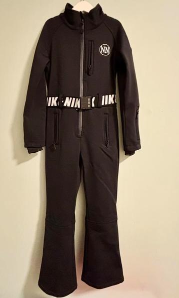 NIK&NIK ski jumpsuit onesie -zwart met stijlvol logo en riem beschikbaar voor biedingen